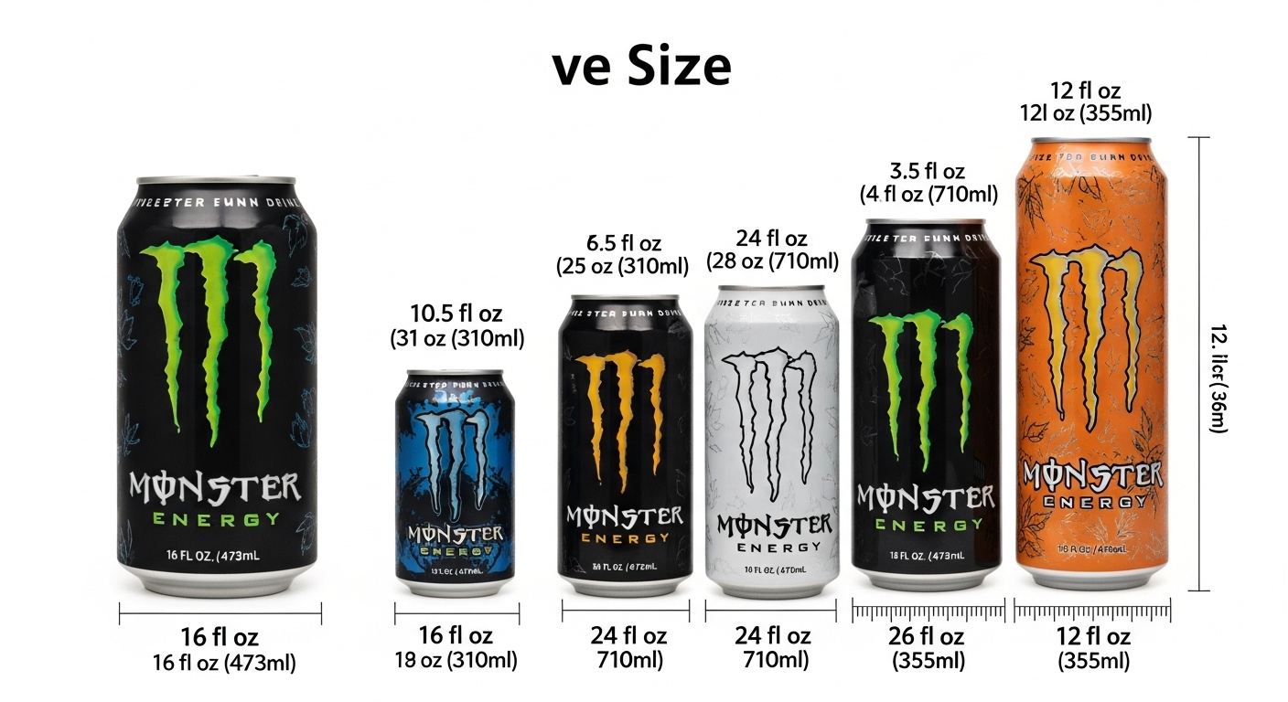 Monster Can Dimensions