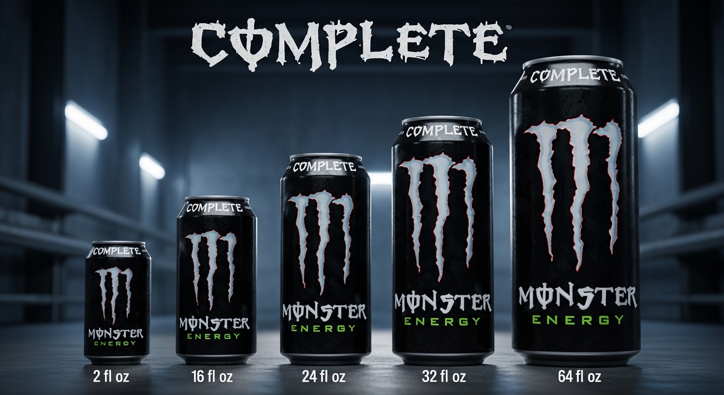 Monster Can Sizes
