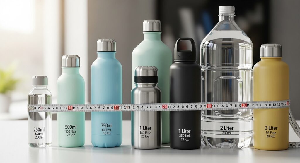Water Bottle Dimensions
