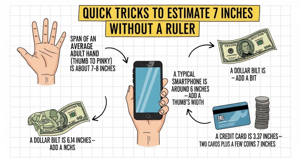 Quick Tricks to Estimate 7 Inches