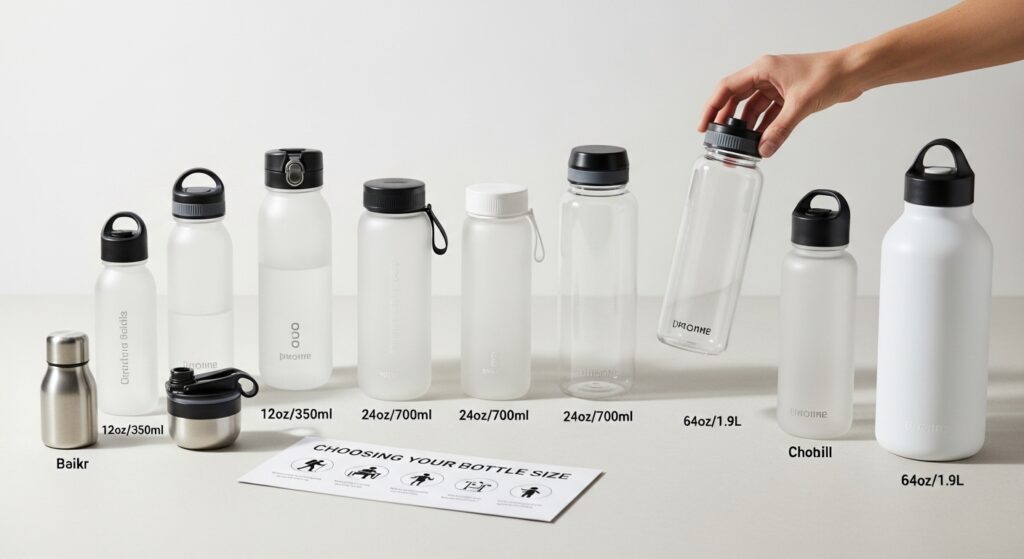 Water Bottle Size for Your Lifestyle