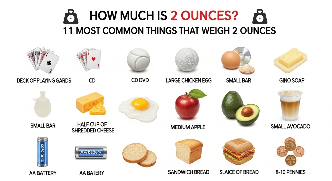 How Much Is 2 Ounces?