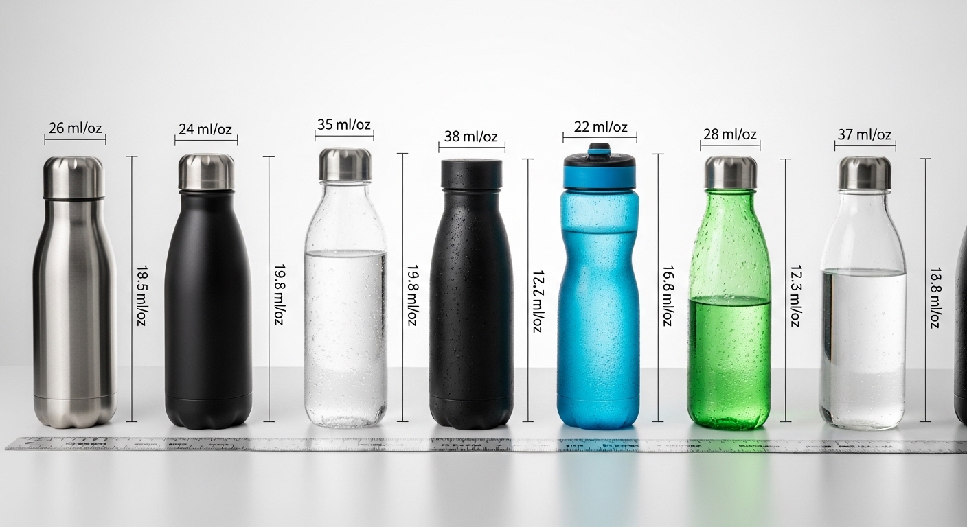 Water Bottle Dimensions