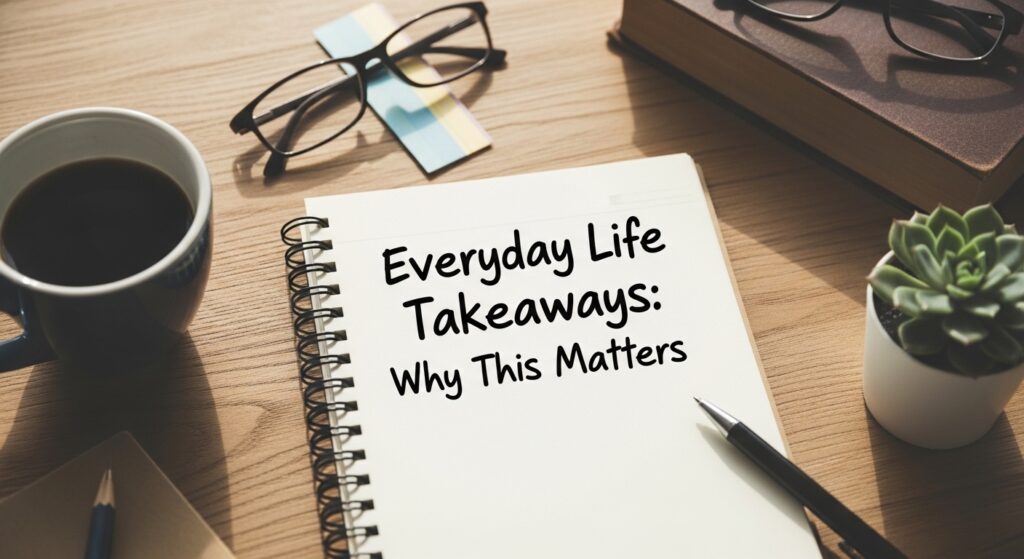 Everyday Life Takeaways