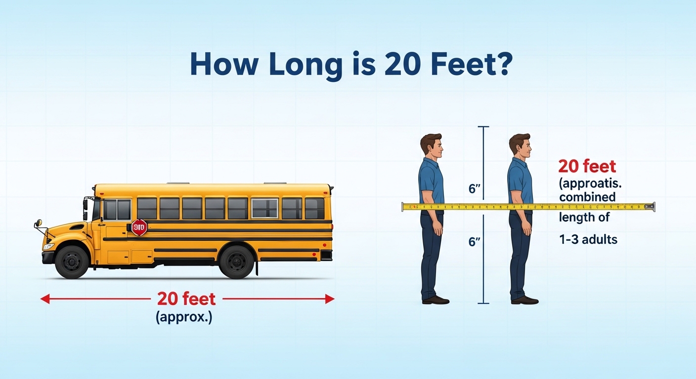 How Long is 20 Feet? 15 Real-World Examples