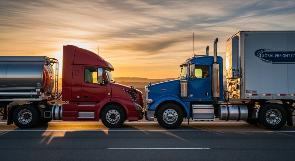 Two Semi-Trucks