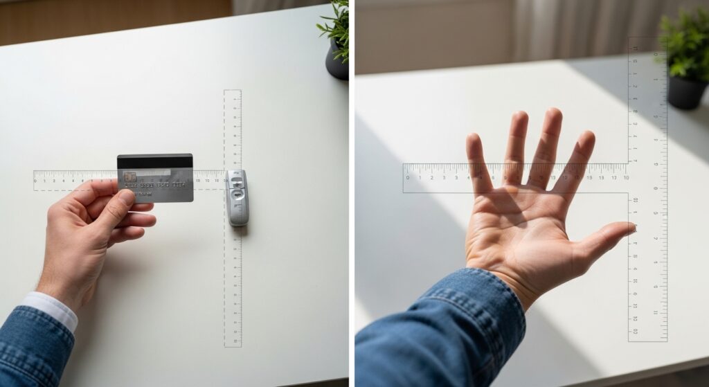 Humans Compare Length Without a Ruler