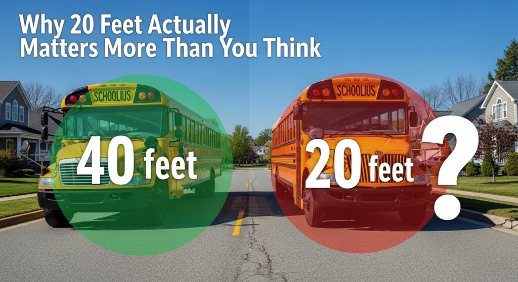 Why 20 Feet Actually Matters 