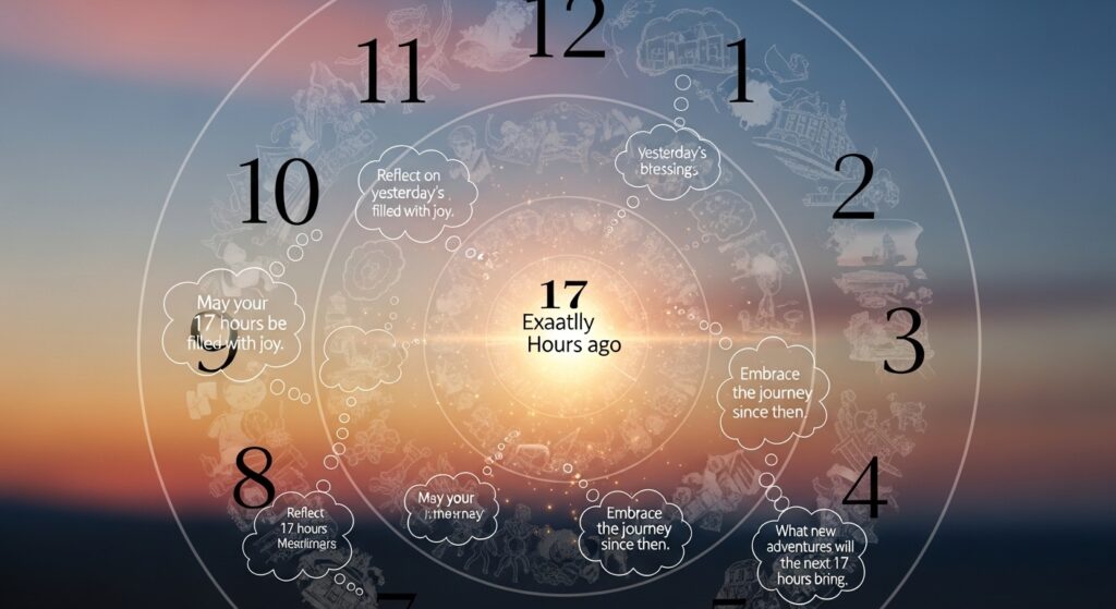 What Time Was It 17 Hours Ago